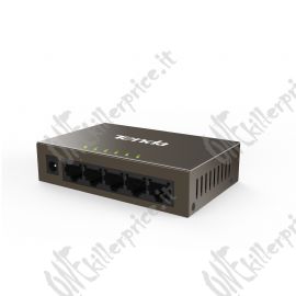 Tenda TEF1005D switch di rete Non gestito Fast Ethernet (10/100) Grigio