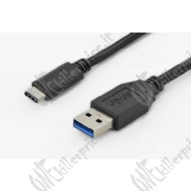 CAVO DIGITUS USB A TO USB-C, M-M, 1,8MT, NERO, AK300136018S