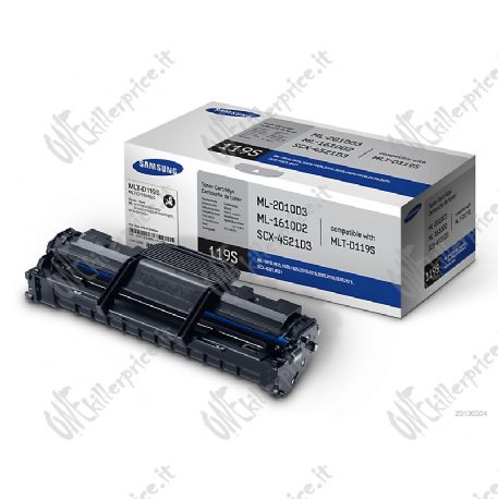 Samsung MLT-D119S cartuccia toner 1 pz Originale Nero