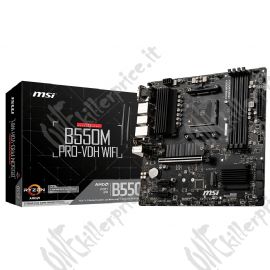 MSI B550M PRO-VDH WIFI scheda madre AMD B550 Socket AM4 micro ATX