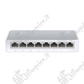 TP-Link TL-SF1008D Non gestito Fast Ethernet (10/100) Bianco