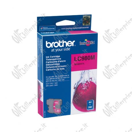 Brother LC-980M cartuccia d'inchiostro 1 pz Originale Magenta