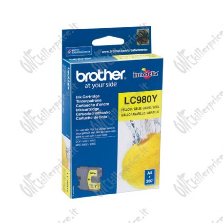 Brother Cartuccia giallo LC980Y