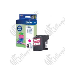 Brother LC-221M cartuccia d'inchiostro 1 pz Originale Magenta