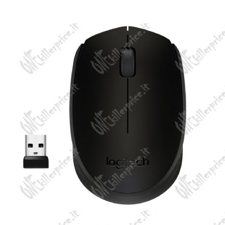 Logitech B170 Black Bp mouse Ambidestro RF Wireless Ottico