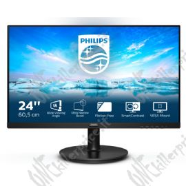 Philips V Line 241V8LA/00 LED display 60,5 cm (23.8'') 1920 x 1080 Pixel Full HD Nero