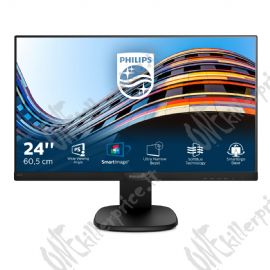 243S7EHMB/00,   LED-Monitor  60.5 cm(23.8 pollici),  black , HDMI, VGA, Audio, speaker