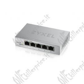 Zyxel GS1200-5 Gestito Gigabit Ethernet (10/100/1000) Argento