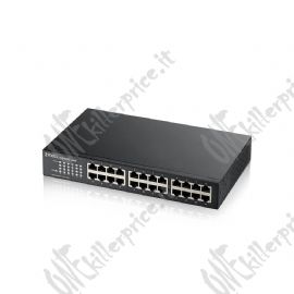 Zyxel GS1100-24E Non gestito Gigabit Ethernet (10/100/1000) Nero