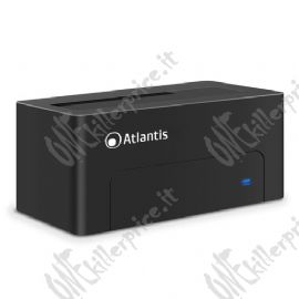 Atlantis Land A06-DK42 docking station per unità di archiviazione Bianco