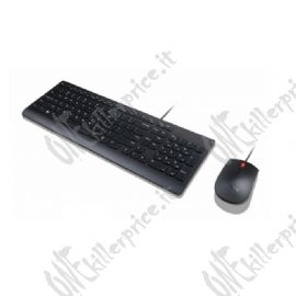 Lenovo Essential tastiera Mouse incluso USB Italiano Nero