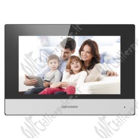 Hikvision Digital Technology DS-KC001 sistema per video-citofono 17,8 cm (7'') Nero, Argento