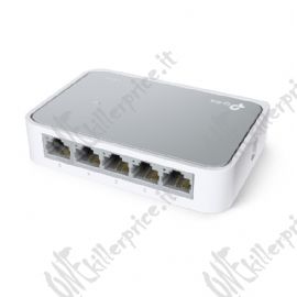 TP-Link TL-SF1005D V15 switch di rete Gestito Fast Ethernet (10/100) Bianco