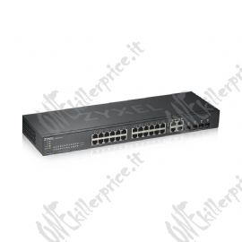 Zyxel GS1920-24V2 Gestito Gigabit Ethernet (10/100/1000) Nero