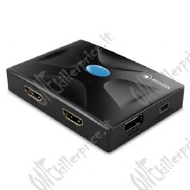 Atlantis Land P021-MTHK02 switch per keyboard-video-mouse (kvm) Nero