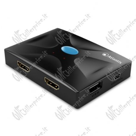 Atlantis Land P021-MTHK02 switch per keyboard-video-mouse (kvm) Nero