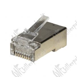 PLUG LINK RJ45 CAT 6 SCHERMATO PER CAVO SOLIDO - Confezione 100pz