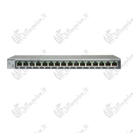 NETGEAR GS116 Non gestito Grigio