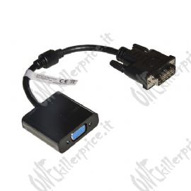 Link Accessori LKADAT121 cavo e adattatore video 0,2 m VGA (D-Sub) DVI-D Nero