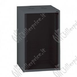 ARMADIO BOX DA PARETE LEGRAND 21U 1035X600X600 PORTA IN VETRO  2 MONTANTI ANTERIORI RAL 7016