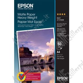 Epson Matte Paper Heavy Weight - A4 - 50 Fogli