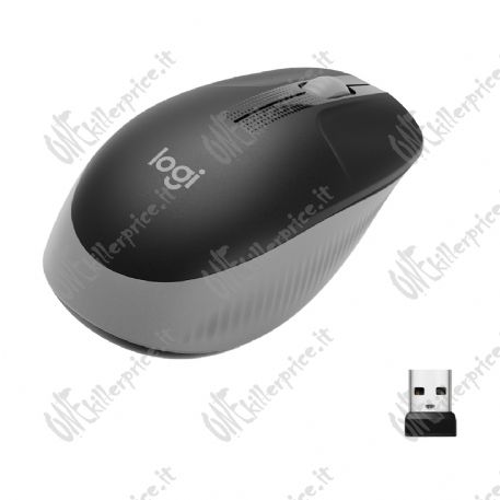 Logitech M190 mouse Ambidestro RF Wireless Ottico 1000 DPI