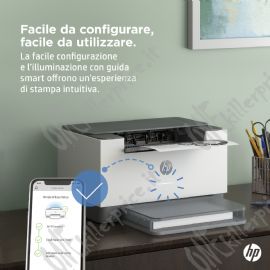 HP LaserJet Stampante M209dw, Bianco e nero, Stampante per Abitazioni e piccoli uffici, Stampa, Stampa fronte/retro; dimensioni compatte; risparmio energetico; Wi-Fi dual band