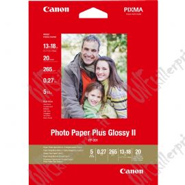 Canon Carta fotografia lucida PP-201 II Plus 5x7'' - 20 fogli