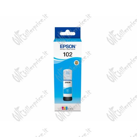 Epson 102 EcoTank Cyan ink bottle