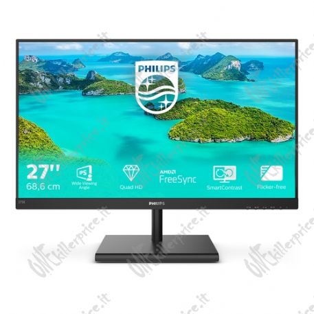 275E1S/00, Gaming-Monitor68.6 cm(27 Zoll), black, IPS, QHD, AMD Free-Sync