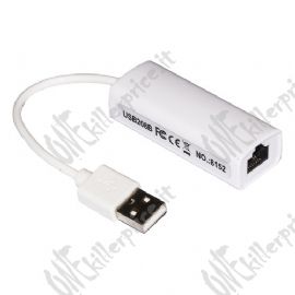 ADATTATORE LINK DA USB 2.0 A RJ45 PER RETE 10/100