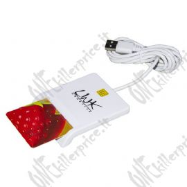 Link Accessori LKCARD02 lettore di card readers Interno USB USB 2.0 Bianco