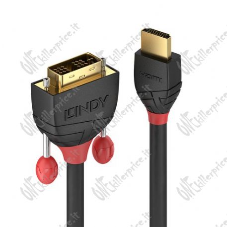 CAVO ADATTATORE LINDY HDMI-DVI-D(18+1) 