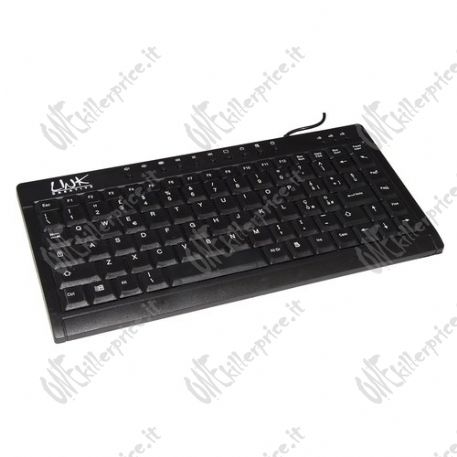 Link Accessori LKTAST04 tastiera USB QWERTY Inglese Nero