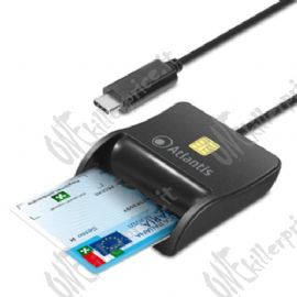 Atlantis Land P005-SMARTCR-C lettore di card readers USB USB tipo-C Nero