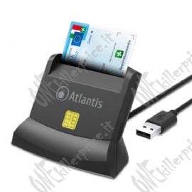 Atlantis Land P005-SMARTCRV-U lettore di card readers Interno USB Nero