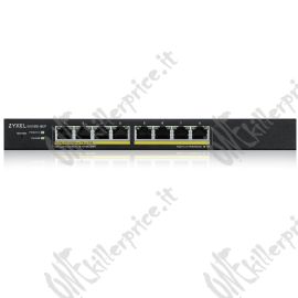 Zyxel GS1915-8EP Gestito L2 Gigabit Ethernet (10/100/1000) Supporto Power over Ethernet (PoE) Nero