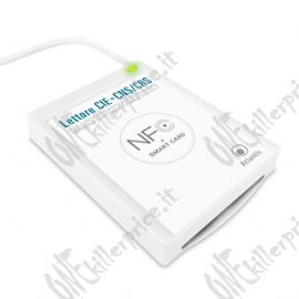 Atlantis Land Combo CIE 3.0 + CNS/CRS/TS lettore di card readers Interno USB USB 2.0 Bianco