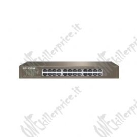 SWITCH IP-COM G1024D v7.0 24P GIGABIT UNMANAGED 1U,13-inch Rack-mountable