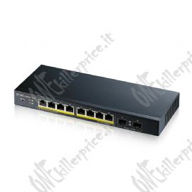 Zyxel GS1900-10HP Gestito L2 Gigabit Ethernet (10/100/1000) Supporto Power over Ethernet (PoE) Nero