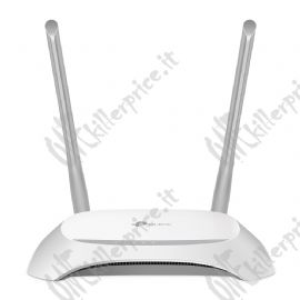 TP-Link TL-WR840N router wireless Fast Ethernet Banda singola (2.4 GHz) Grigio, Bianco