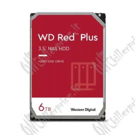 Western Digital Red Plus WD60EFPX disco rigido interno 3.5'' 6000 GB Serial ATA III