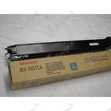 ORIGINAL Sharp toner ciano MX-31GTCA ~15000 Seiten