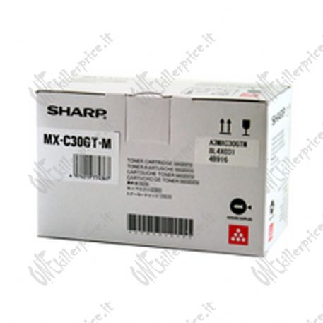 ORIGINAL Sharp toner magenta MX-C30GTM ~6000 Seiten