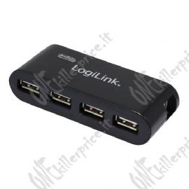 LogiLink USB 2.0 Hub 4-port mit Netzteil - UA0085