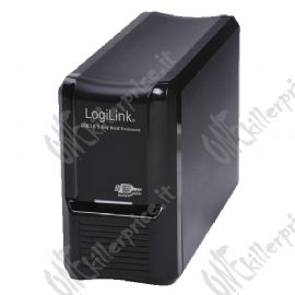 HDD Gehäuse LogiLink Speichergehäuse 3,5 SATA USB 3.0 2-Bay Raid UA0154A