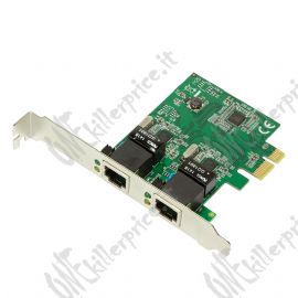 LogiLink 2-Port Gigabit LAN PCI-Express Karte PC0075