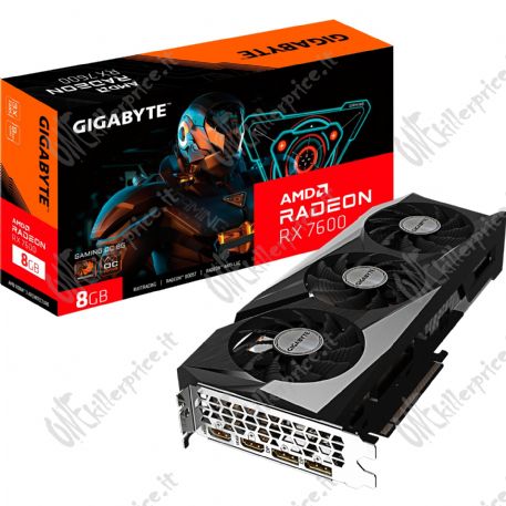 VGA Gigabyte Radeon RX 7600 GAMING 8GB OC