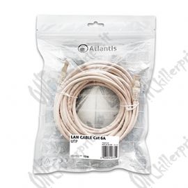 Atlantis cavo di Rete Cat 6A: Cavo di rete UTP (patch cord) categoria Cat-6A Rame Lunghezza 10m P019-LN_6A-U-XC