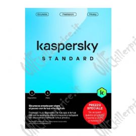 KASPERSKY STANDARD (2023) 1 user 1 device ATTACH *PER VENDITA ABBINATA CON PC O NB* Envelope KL1041T5AFS-ENVATT